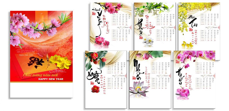 In Lịch Tết Năm 2019 Dựa Theo Tính Chất Từng Tháng 5 in-lich-tet-gia-re-mau-dep-nhat